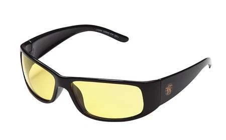 Smith & Wesson 21305 Safety Glasses, Wraparound Amber Polycarbonate Lens,