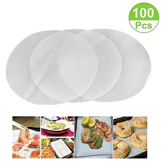 Padelle per torte rotonde resistenti al calore e antiaderenti inserti in carta da forno