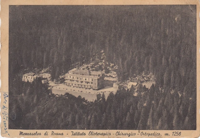 cartolina Mezzaselva di Roana Vicenza Asiago viaggiata pessime condizioni
