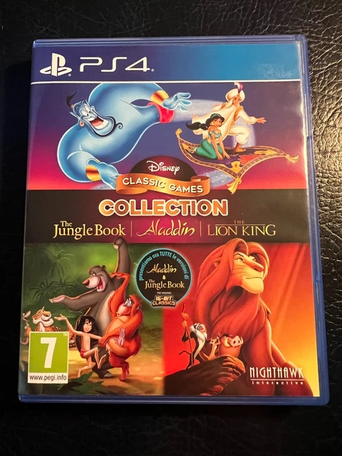 DISNEY CLASSIC GAMES Collection Lion King Aladdin Jungle Book Ps4 Come ...