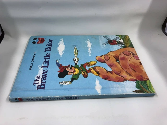 Walt Disney's The Brave Little Tailor 1974 hardcover Book Club Edition pre-owned 3