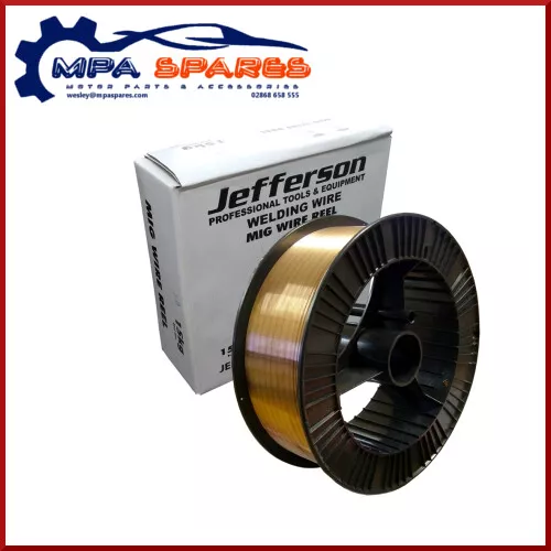 JEFFERSON 0.8mm MIG WELDING WIRE 0.7kg SPOOL GRADE 2 COPPER COATED SOLID STEEL