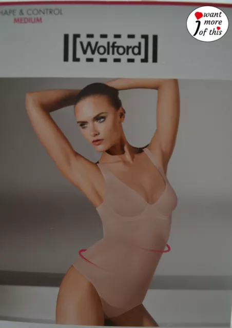 Wolford Sheer Touch Forming Corda Forma Corpo Controllo Forma 40 Coppe C rosapowde