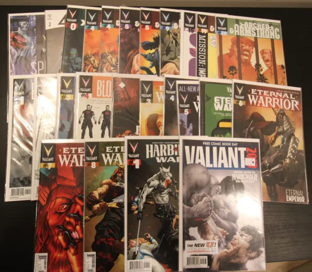 Valiant Comics New Lot - 4001, Archer and Armstrong, Bloodshot, Eternal Warrior