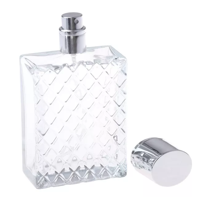 100ML Refillable Bottle Glass Empty Perfume Pump Bottle Spray Cosmetic Contai_EL