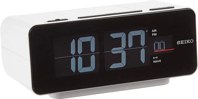 SEIKO Digital Flip alarm clock C3 DL213W White New Unopened Vintage style