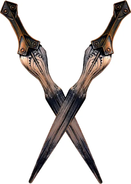 2 x antikes Schwert Mittelalter Troja Ritter Kampfschwert Kämpfer Waffe Achilles