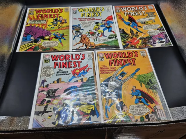 Worlds Finest #123,#124,#125,#126,#128 Happy Bidding ,(C62)