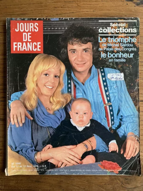 JOURS DE FRANCE - 11 Novembre 1978 - Michel SARDOU Mode Special Collections