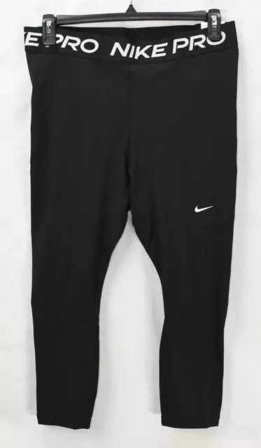 Nike Pro Women's Plus Size 1X Dry-Fit Mid-Rise Cropped Compression Legging NWT