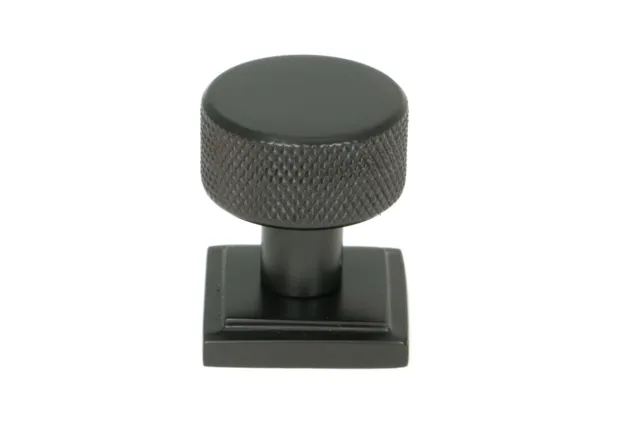 From The Anvil 46829 Aged Bronze Brompton Cabinet Knob - 25mm (Square)
