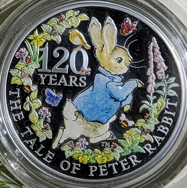 2022 PETER RABBIT 1 Oz silver proof Coin #3 £109.88 - PicClick UK