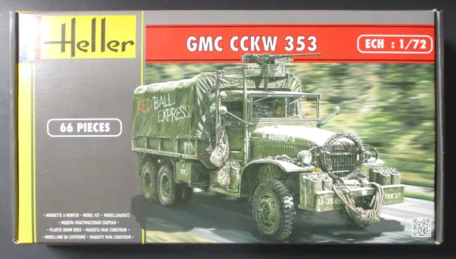 Heller 1/72nd Scale GMC CCKW 353 Kit No. 79997 - Open Box