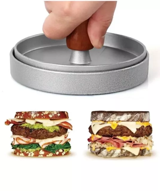 Burger Press, Non-Stick Hamburger Mould, Easy Beef Meat Grill Patty Kitchen Tool 2