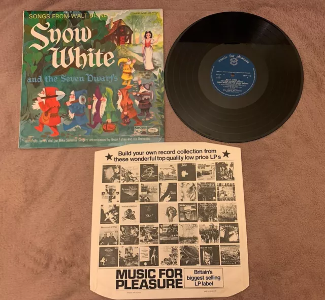 Walt Disney - Snow White and the Seven Dwarfs LP MFP 1110  12" vinyl  1966