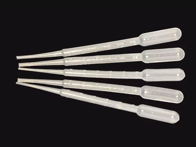 3.0ml pasteur pipettes (graduated) transfer pipettes eye dropper