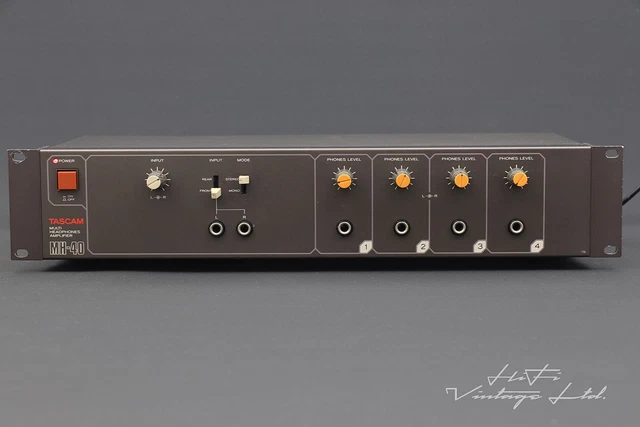 TASCAM MH 40 MULTI Headphone Amplifier HiFi Vintage EUR 220 75 PicClick IT