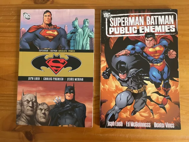 Superman Batman TP Vol 03 And Absolute Power, Public Enemies 2 Books