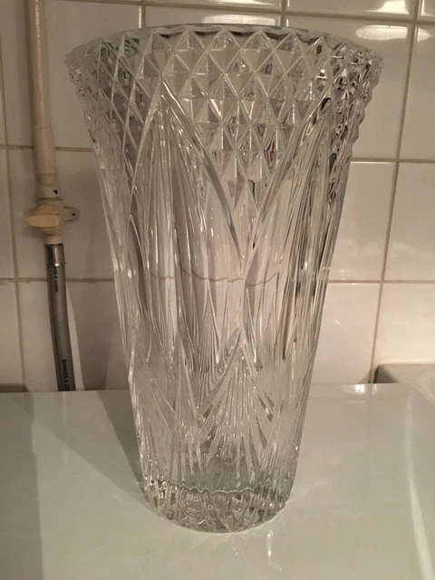 VASE CRISTAL BLANC  val st Lambert