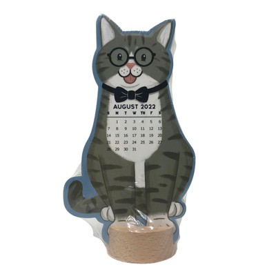 MOLLY AND REX 2022-2023 August to July Standing Cat Calendar $15.00