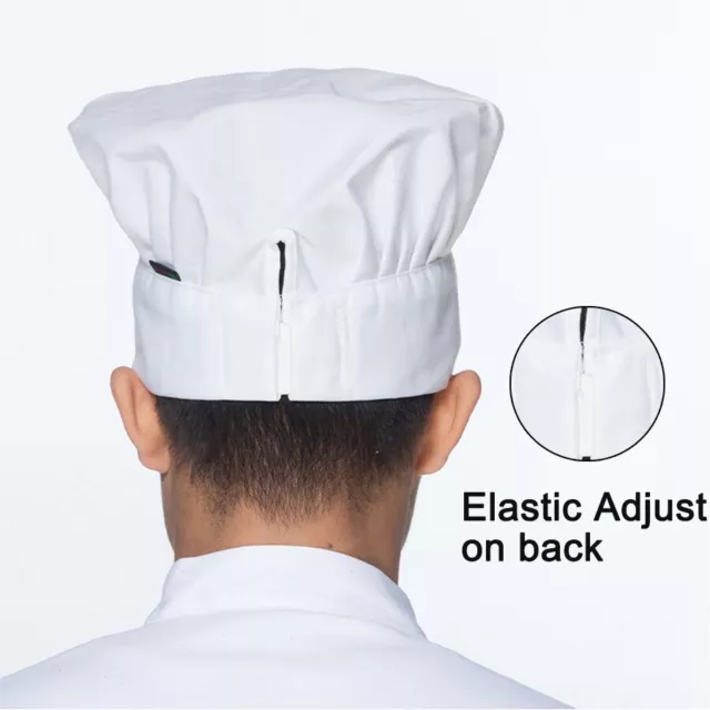 Master Chef Hat Restaurant Cook Cap Waiter Waitress Kitchen Work Hat Hotel 2