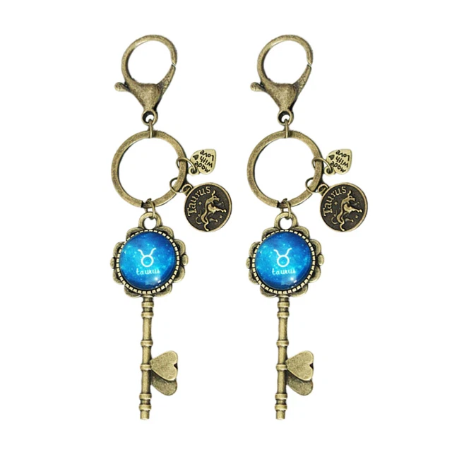 2 Pcs Pendant Keychain Constellations Keychains Pendants Manual