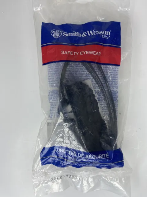 Smith & Wesson Safety Glasses Eyeware Black Frames Smoke Lens 21303
