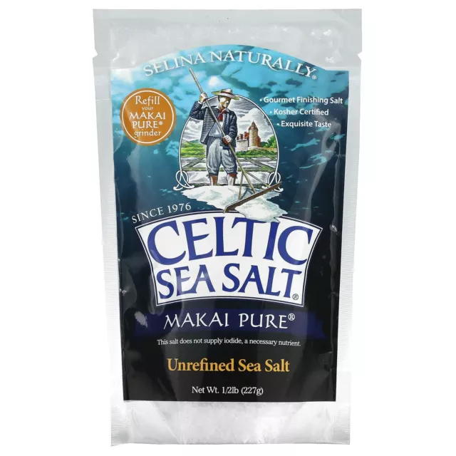 Celtic Sea Salt, Makai Pure Deep Sea Salt, Pure Vital Minerals, 8oz (227 g)