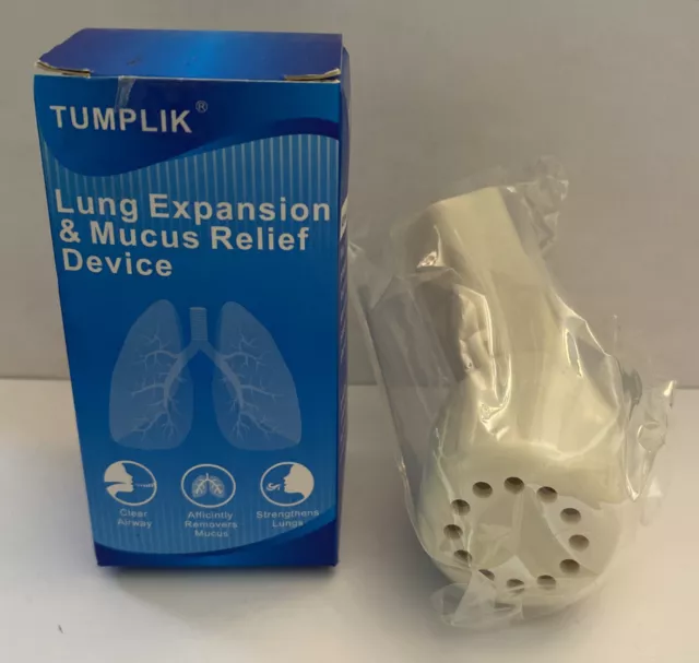 Tumplik Lung Expansion & Mucus Relief Device BRAND NEW SEALED