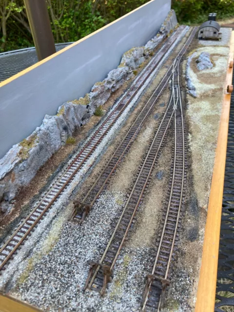 N Scale railroad portable switching layout- Inglenook