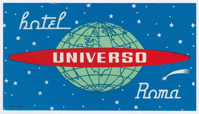Étiquette De Valise Vintage – Hôtel Riviera, Venise, Italie – Collection