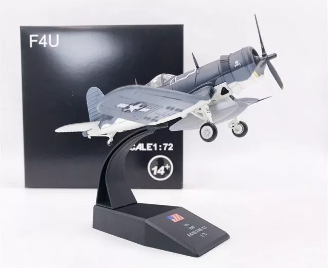 WLTK 1/72 WWII US NAVY F4U-1D Corsair Fighter  Diecast Aircraft Model in box