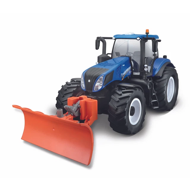 MAISTO TECH Auto Modello New Holland Trattore Con Neve Fenditoia