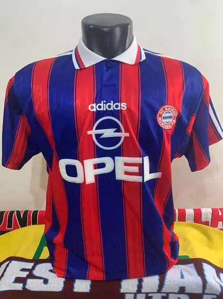 Camiseta deportiva de futebol Bayern Munich 1996/97 away de Adidas #20 Rizzitelli (M)