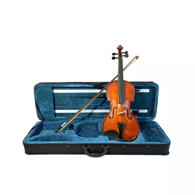 Caraya 4/4 Pro-Beginner Violin w/Stand,String Set,Bow,Case,Collimators-Full Kit 2