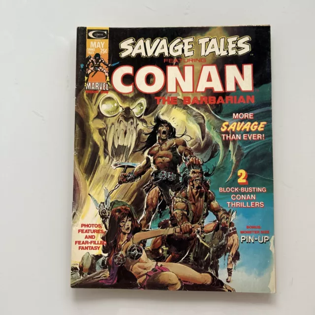 Savage Tales #4 Conan The Barbarian Neal Adams Barry Windsor Smith Gil Kane 1974