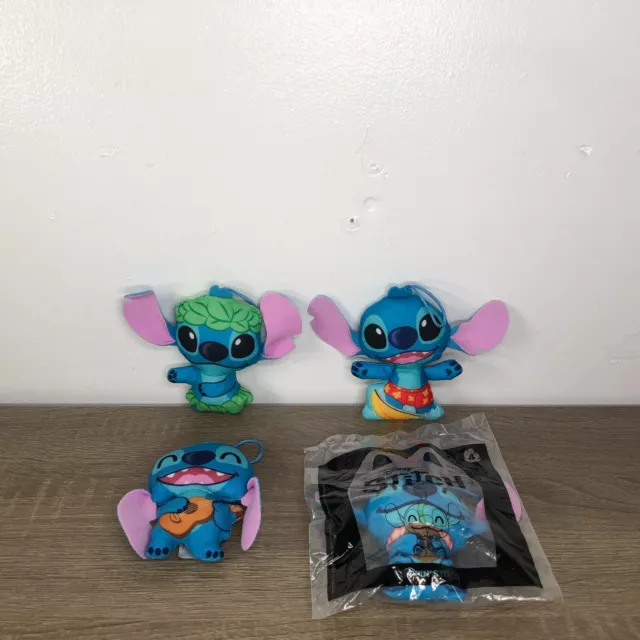 DISNEY LILO AND Stitch McDonalds Happy Meal Toys Lot Plush Collectible