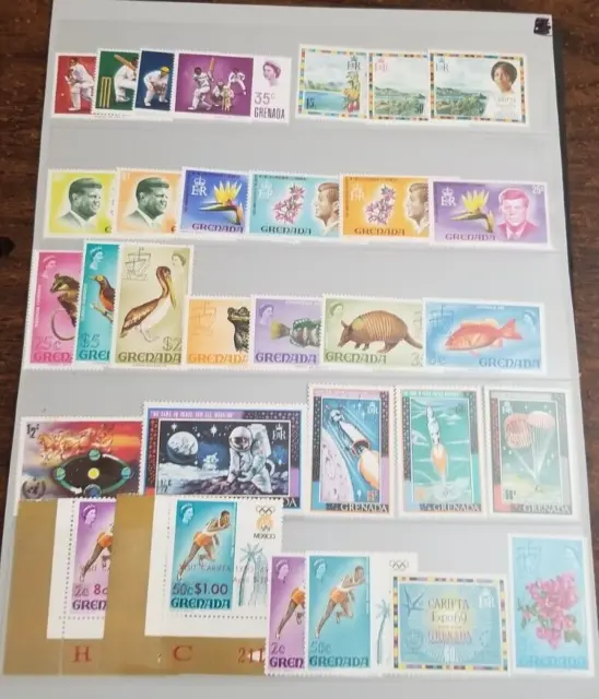 Grenada / Cook Islands Stamps-(All Mnh)Nothing Checked