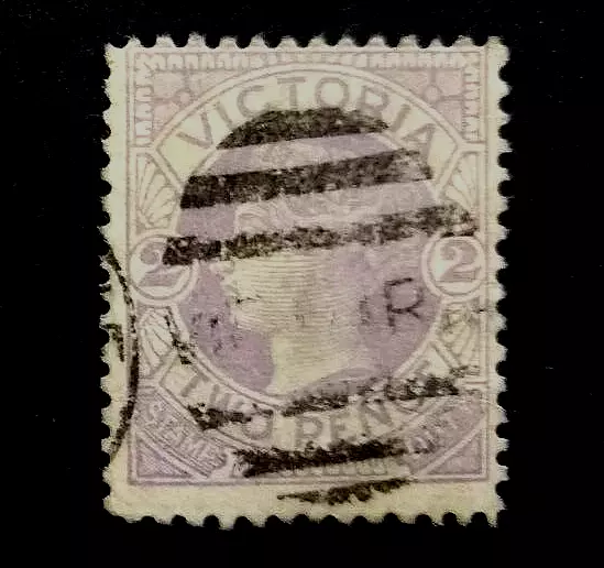 🔹Australia - 1885 - "Stamp Duty" - 2 Pence Mauve - Queen Victoria -Used