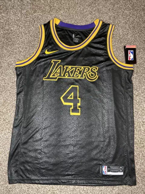 NWT Lebron James Lakers Nike Swingman MVP Black Jersey size S new
