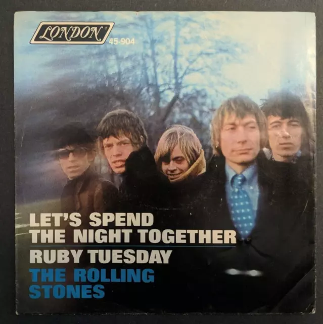 Rolling Stones Lets Spend The Night Together 45 Single Picture Sleeve Jagger