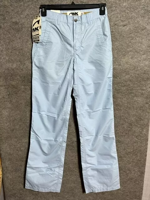 Mountain Khakis Pants Mens 28x34 Morning Sky Poplin Jackson Hole Wyoming Blue