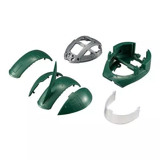 Gundam MS 06 Zaku II Exceed Model Head Customization Parts Top Green Fin Parts