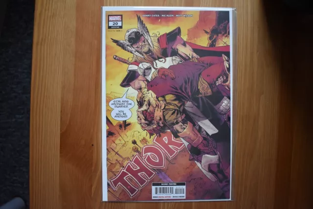 Thor #20 2nd Printing | Klein Variant | NM - Shipped Bagged & Boarded ✅