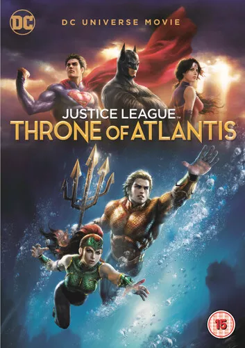 Justice League: Throne of Atlantis DVD (2018) Ethan Spaulding cert 15