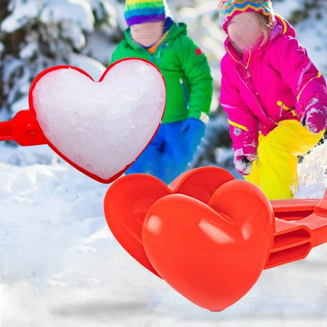 2pcs Snowball Maker Toy Kit Clip Beach Sand Toy Winter Outdoor Snow Fight Toy
