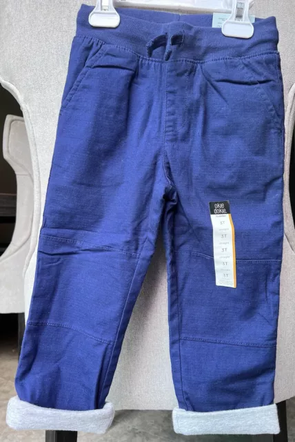 NWT Okie Dokie Blue Pants Straight Leg Size 3T