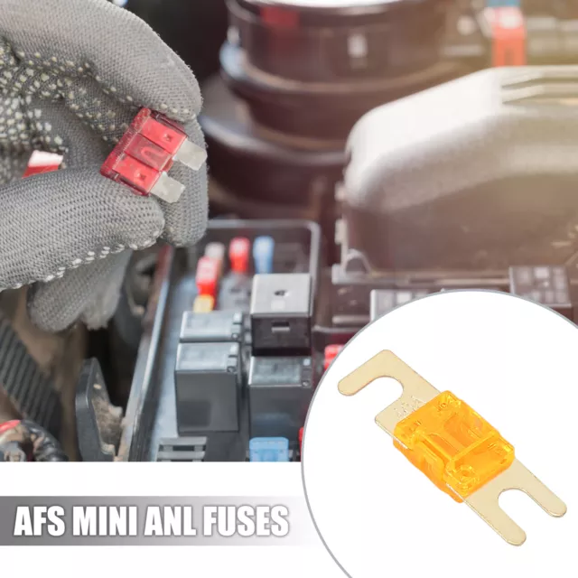 5pz 40A AFS per Mini ANL Fusibili per Auto Camion Motocicletta Barca Audio CDs 2