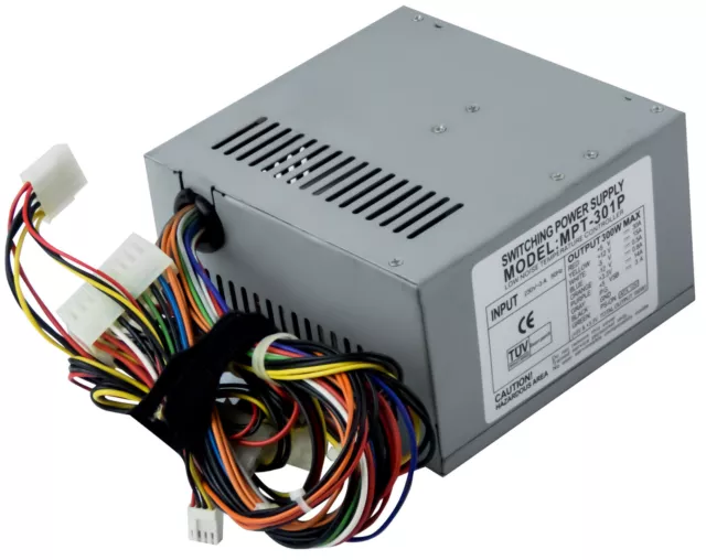 Bloc Alimentation MACRON Puissance MPT-301P 300W ATX 20-PIN Molex Aux Fdd