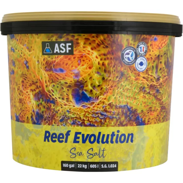 Aquarium Systems Reef Evolution Salt 22kg Marine Coral Fish Tank Pro Nutrients